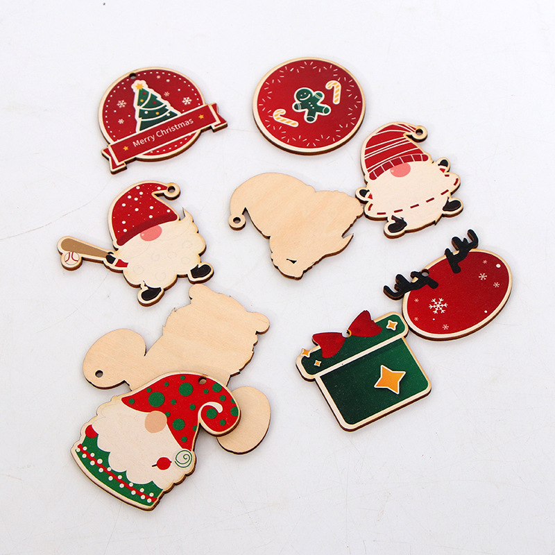Customizable Wooden Ornaments Pendant 2