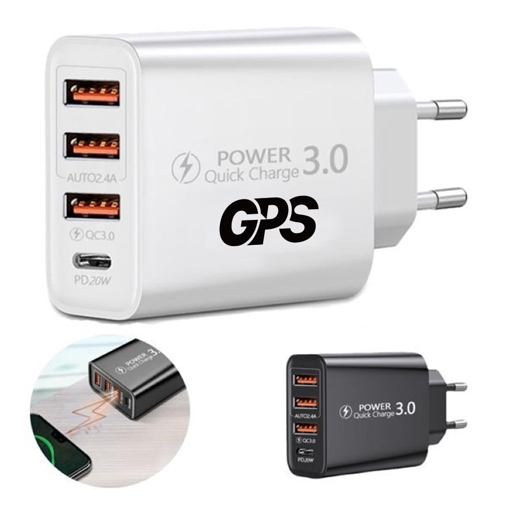 Ultra Compact Triple USB Power Plug