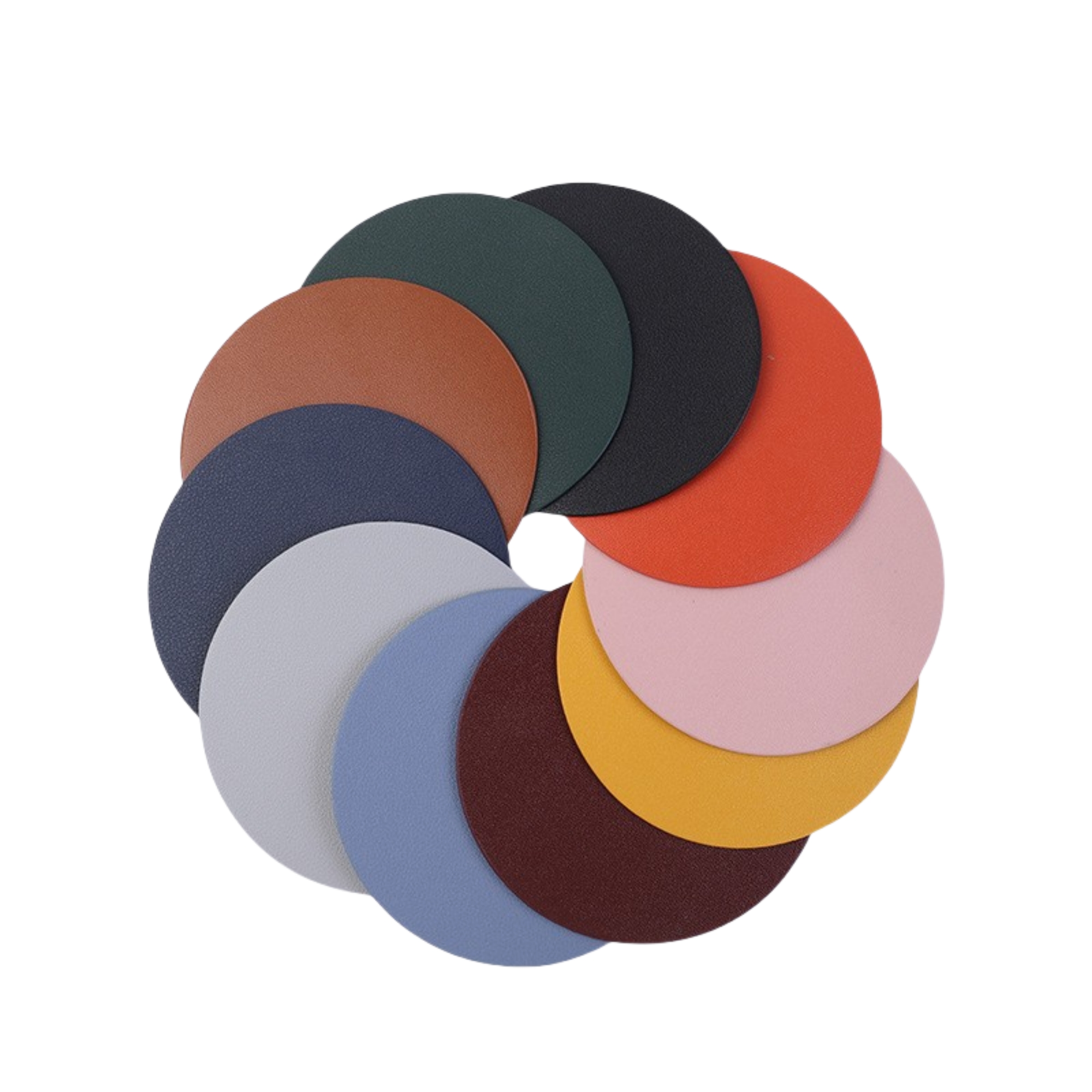 Non-Slip Leather Coasters 2