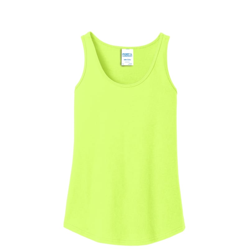 Port & Company Women's Core Cotton Tank Top. 62