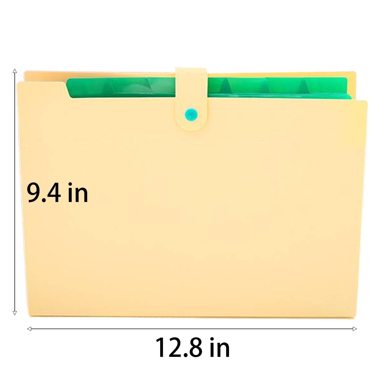 Expanding Accordion File Folders w/ Snap Closure 6
