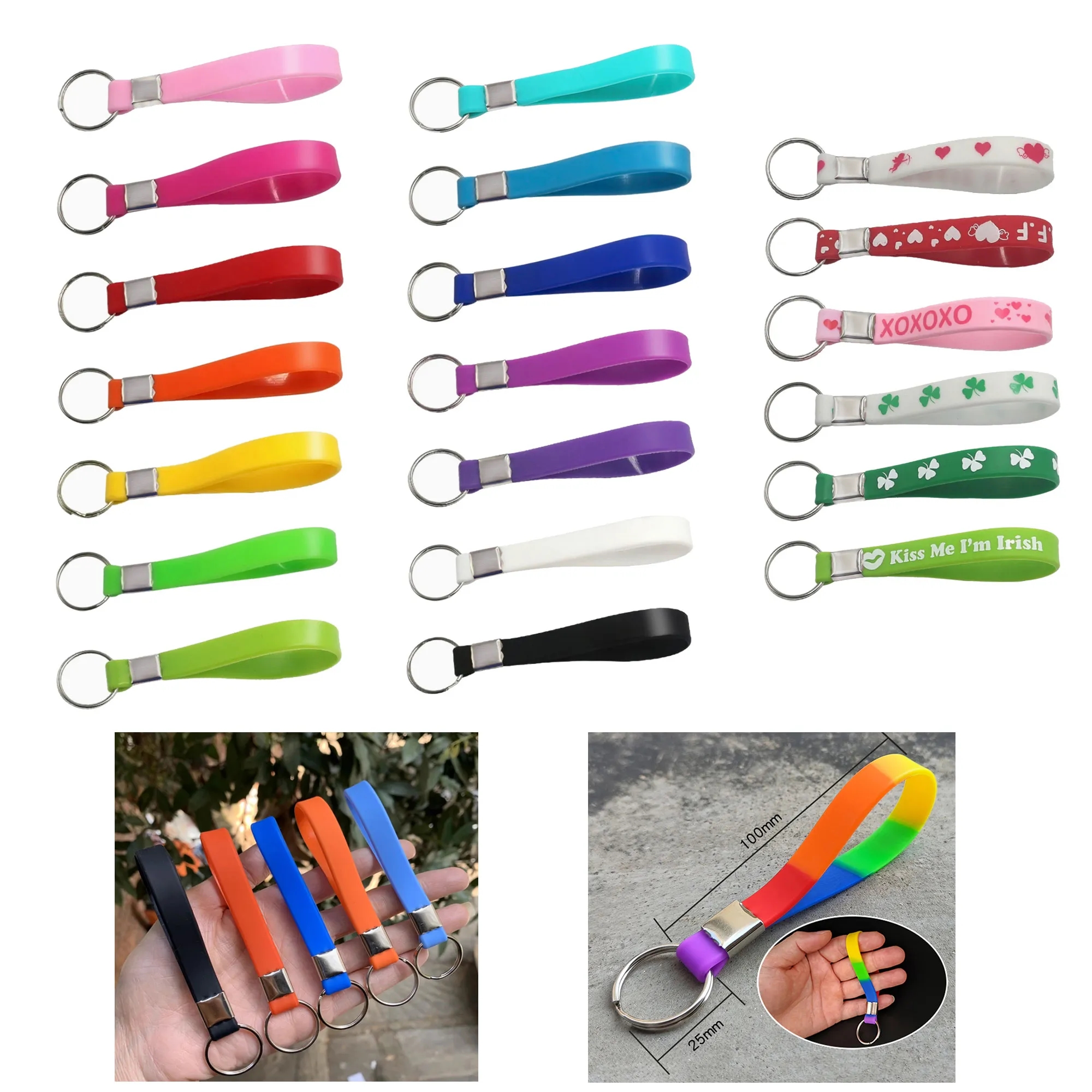 Silicone Wristband Keychain 1