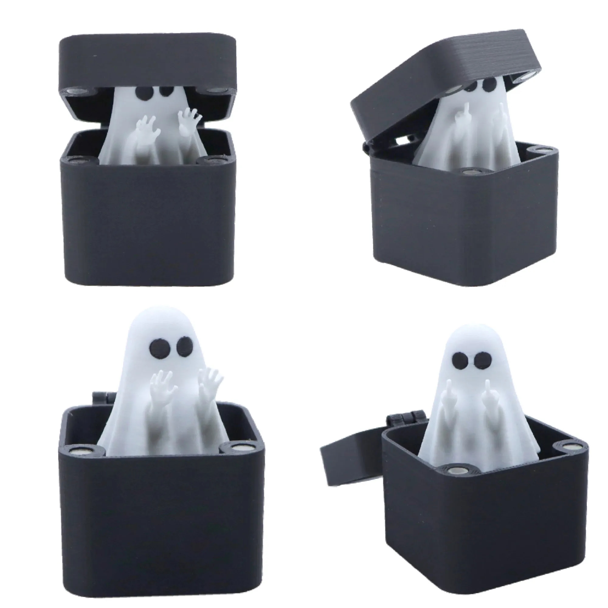 Playful Middle Finger Ghost Halloween Prank Box 6