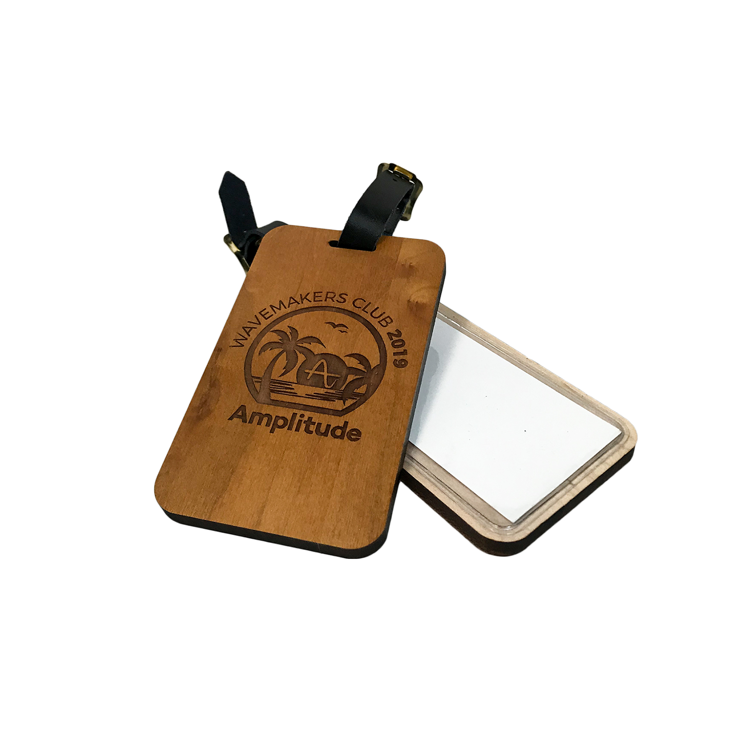 Wood Luggage Tag 14