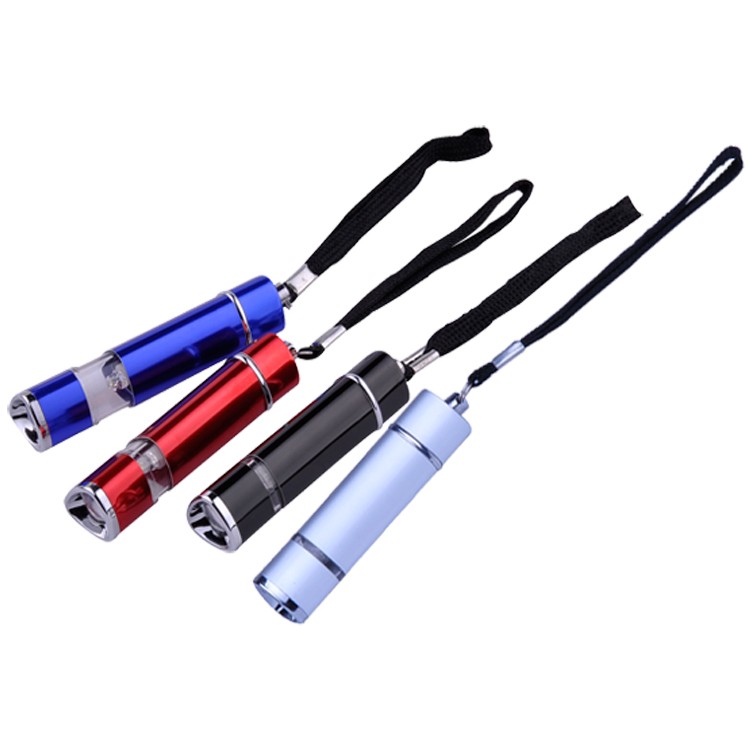 Triangle Shape Aluminum LED Flashlight with Strap 2