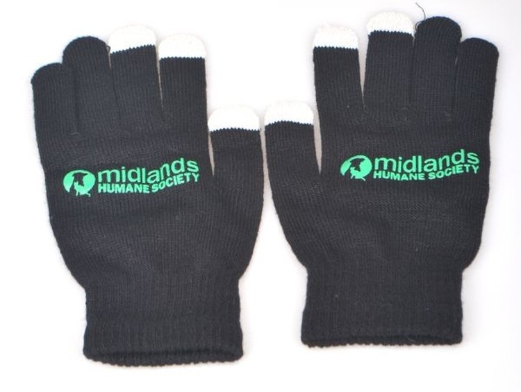 Acrylic Touch Screen Gloves (Embroidery) 2