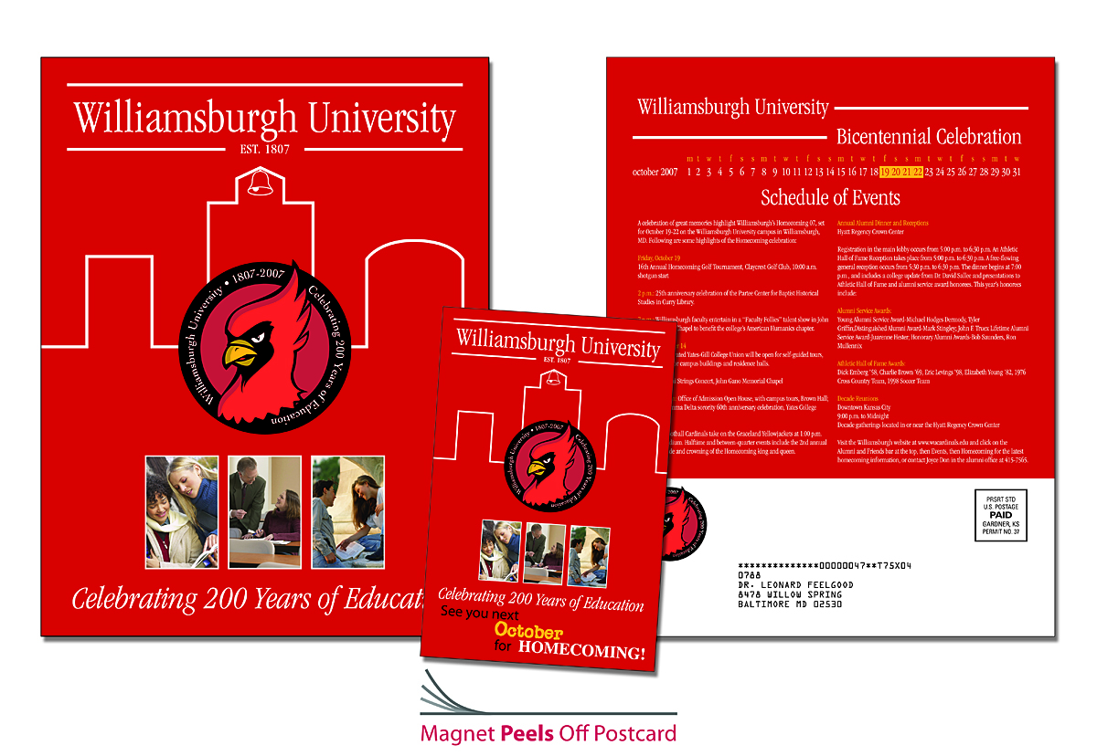 Magna-Peel Postcard - Custom Size (8.5x5.25 to 8.5x10.875) - Laminated - 14 pt. 3