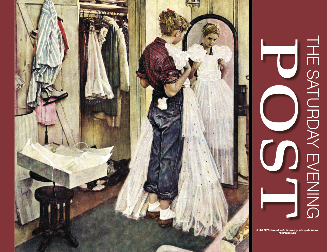 HotLine® Products Saturday Evening Post Appointment Calendar - Spiral 28