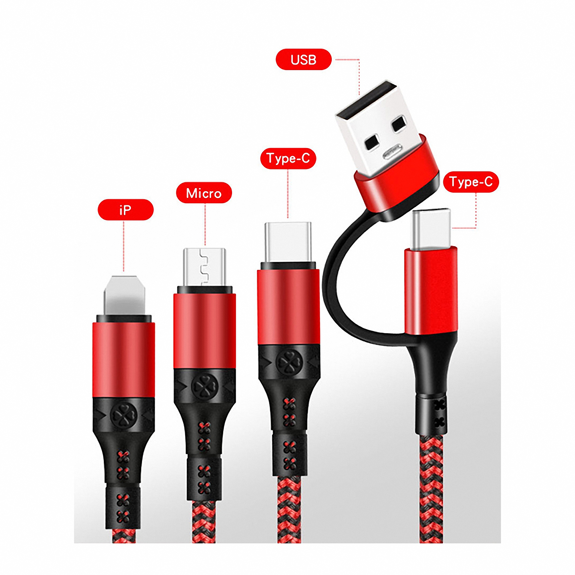 6-in-1 Multi-Function Charging Cable 4