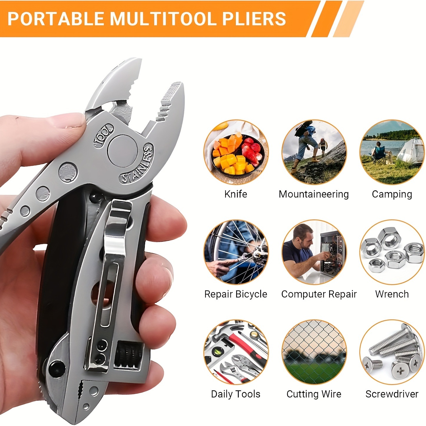Multi-Purpose Wrench Compact Integrated Tool Pliers 2