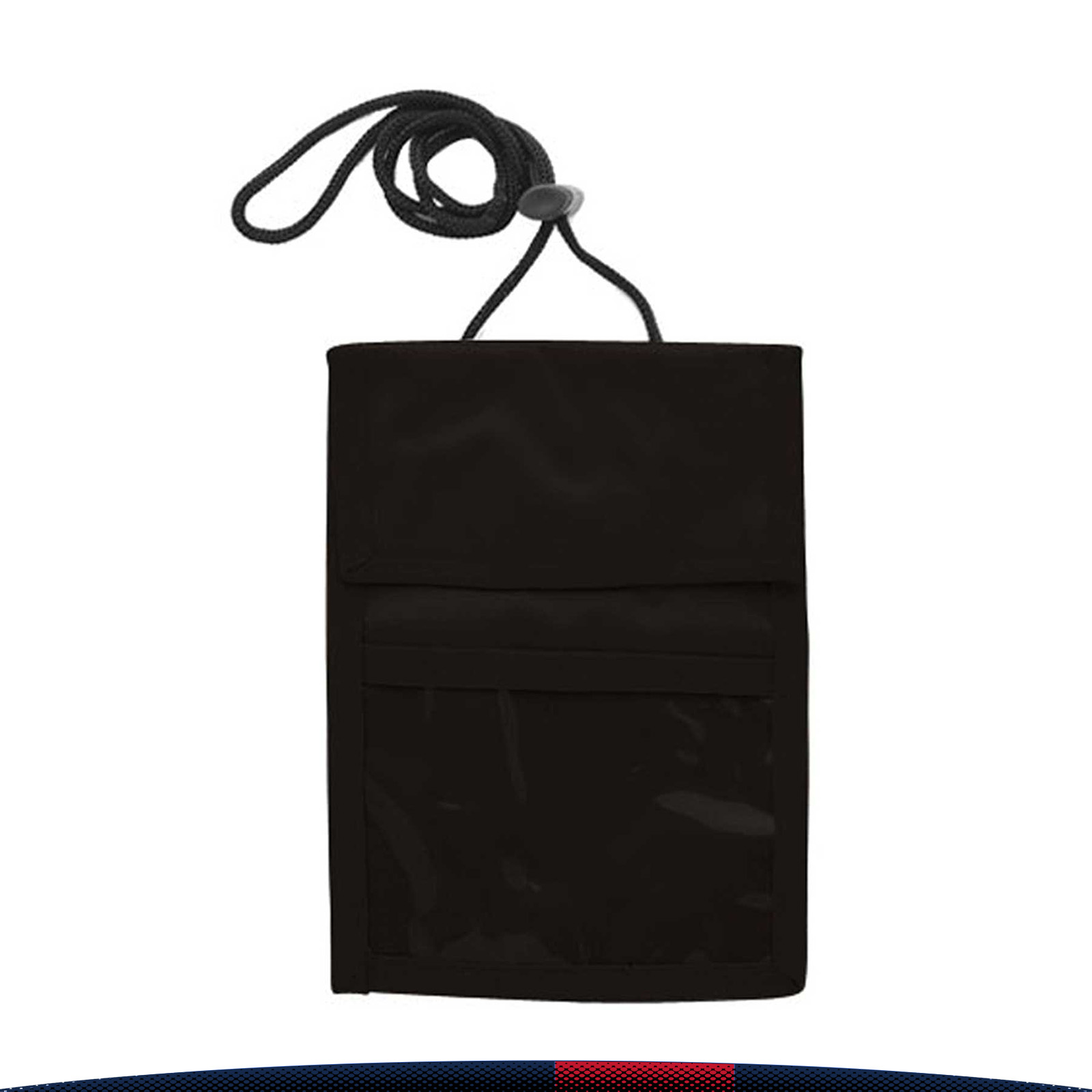 Two Pocket Flap Neck Wallet 4