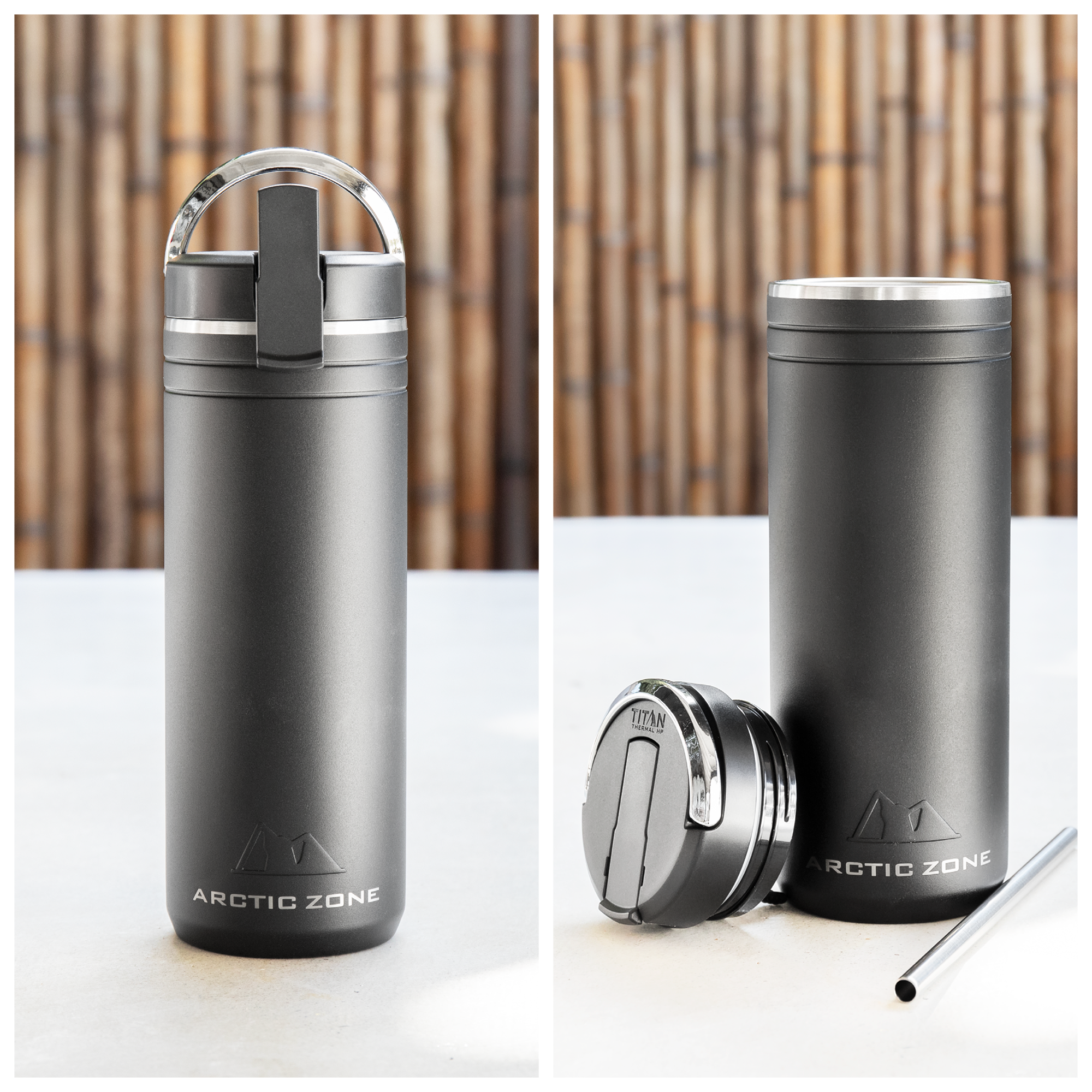 24 oz arctic zone titan thermal hp tumbler - powder 9