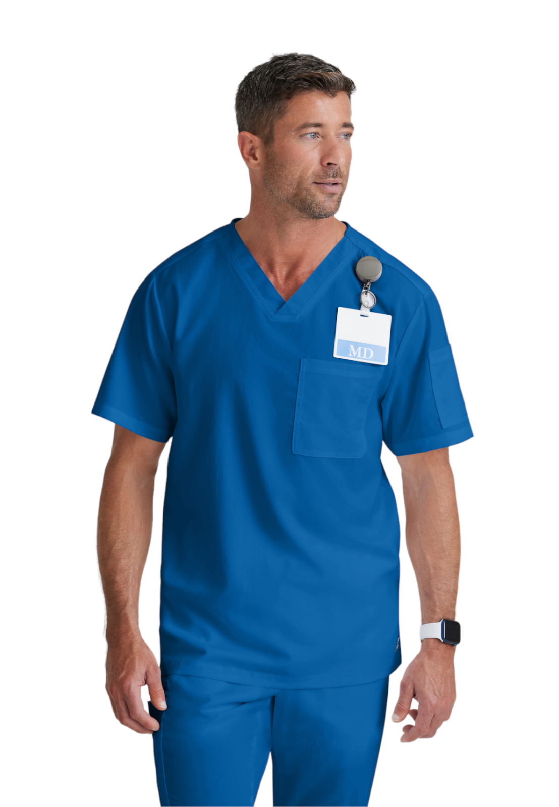 Grey's Anatomy Classic - Men's Two-Pocket V-Neck Evan Scrub Top 20