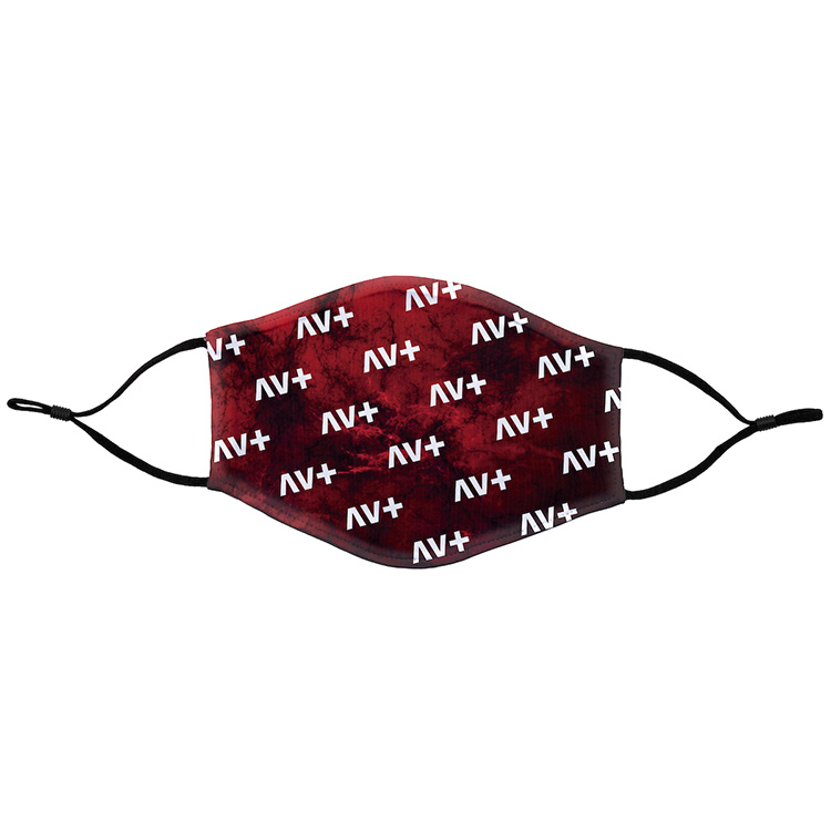 "PARAGON" Full Color Sublimation 3-Ply Washable & Reusable Cotton/Polyester Face Mask with Ear Loop 8