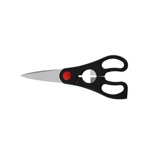 Ergonomic Kitchen Scissors With Walnut Cracker Handle Stainless Steel 15