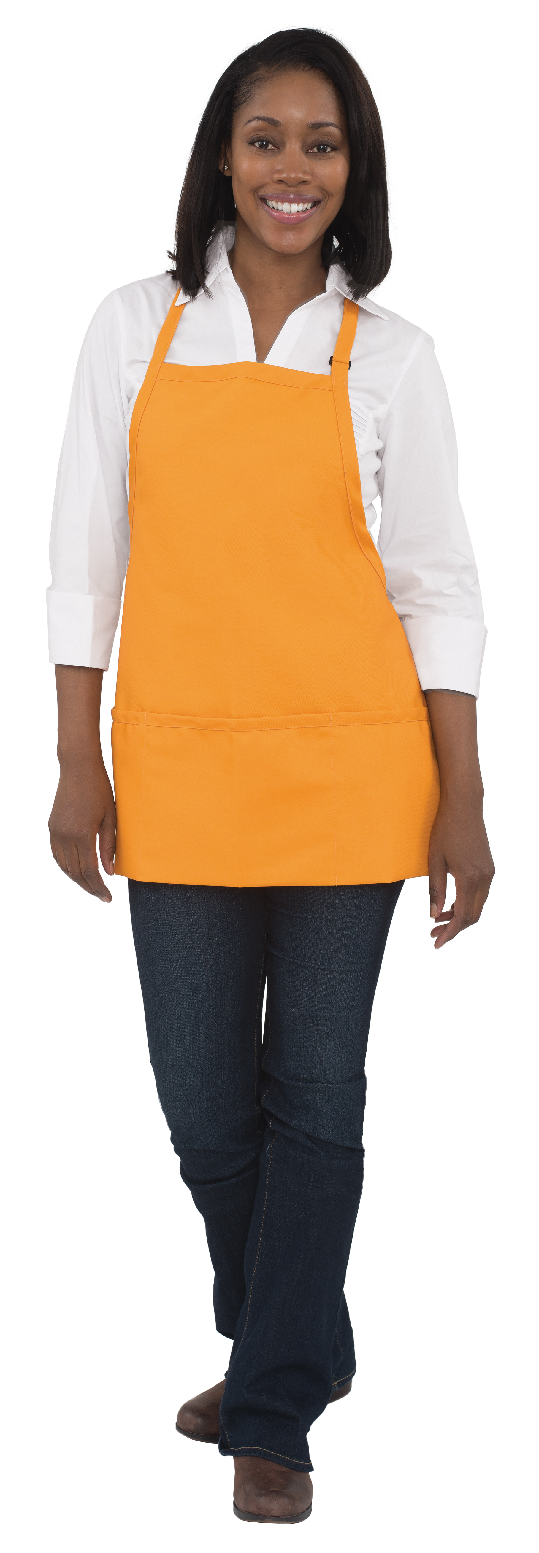 Premium Apron w/ Adjustable Neck & 3 Section Pouch Pocket