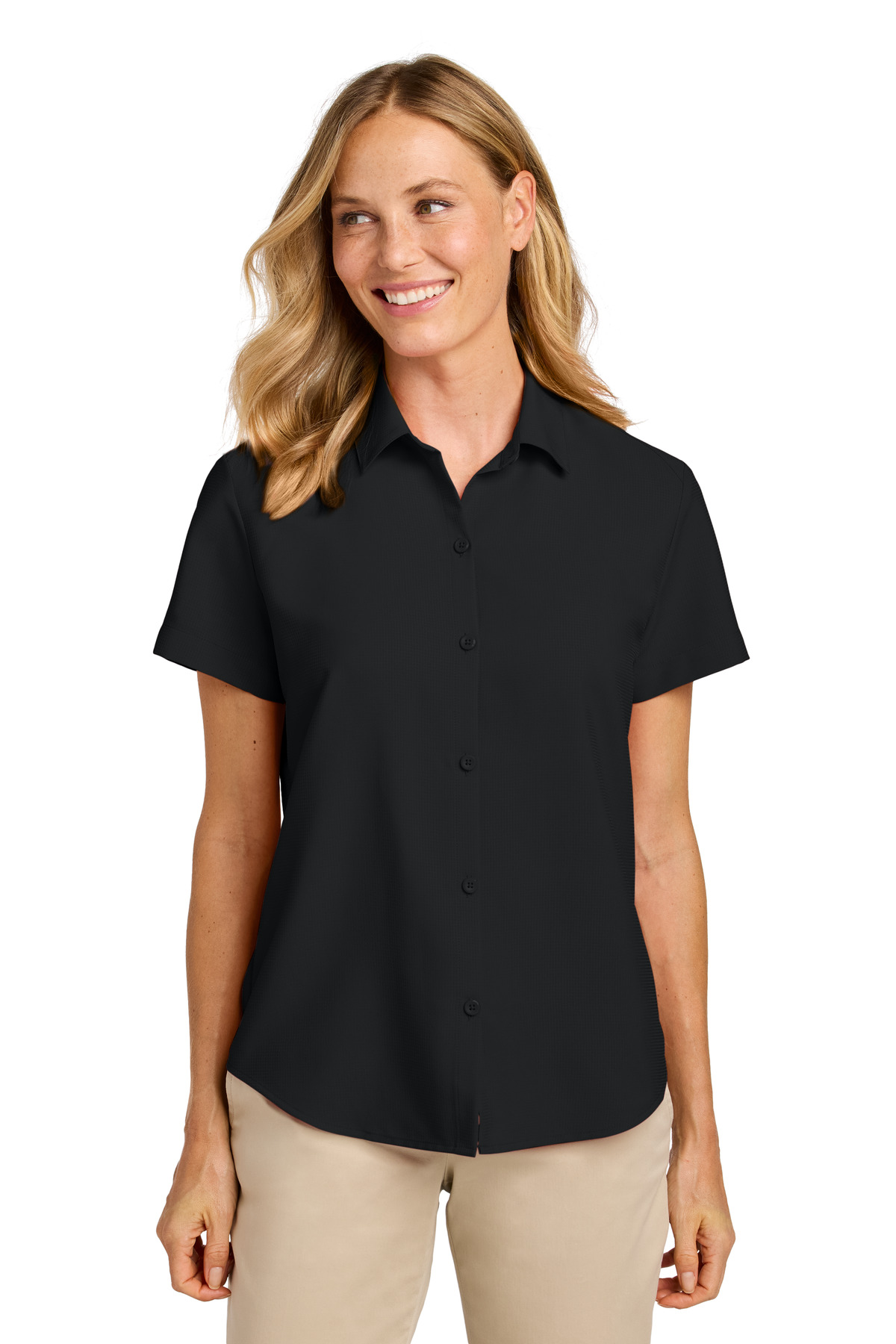 Port Authority Women's Short Sleeve UV Dockside Shirt LW963 9