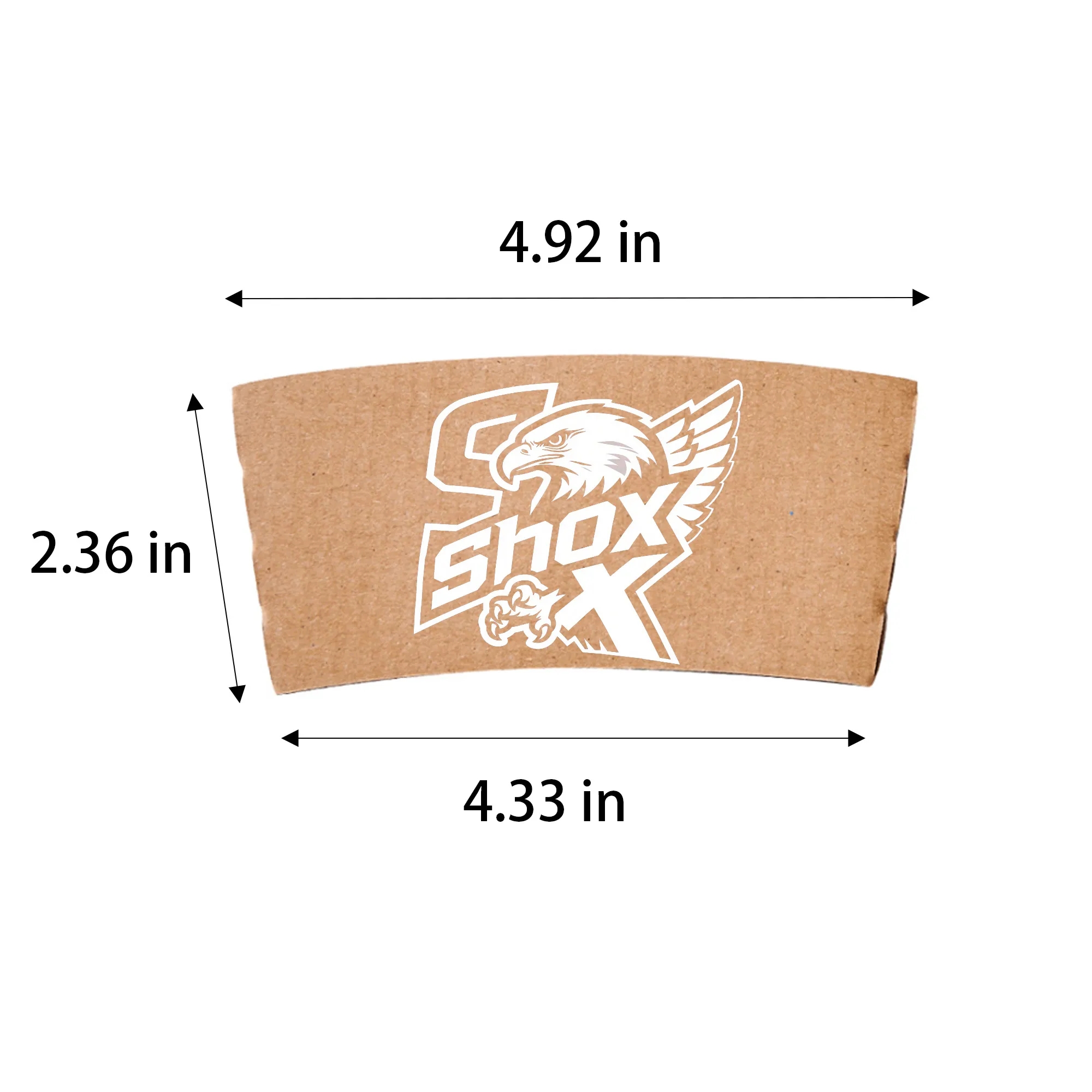 MOQ 50 Coffee Cup Sleeves 3