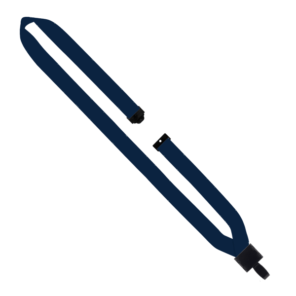 3/4" Polyester Lanyard with Non-Swivel Plastic Hook 17