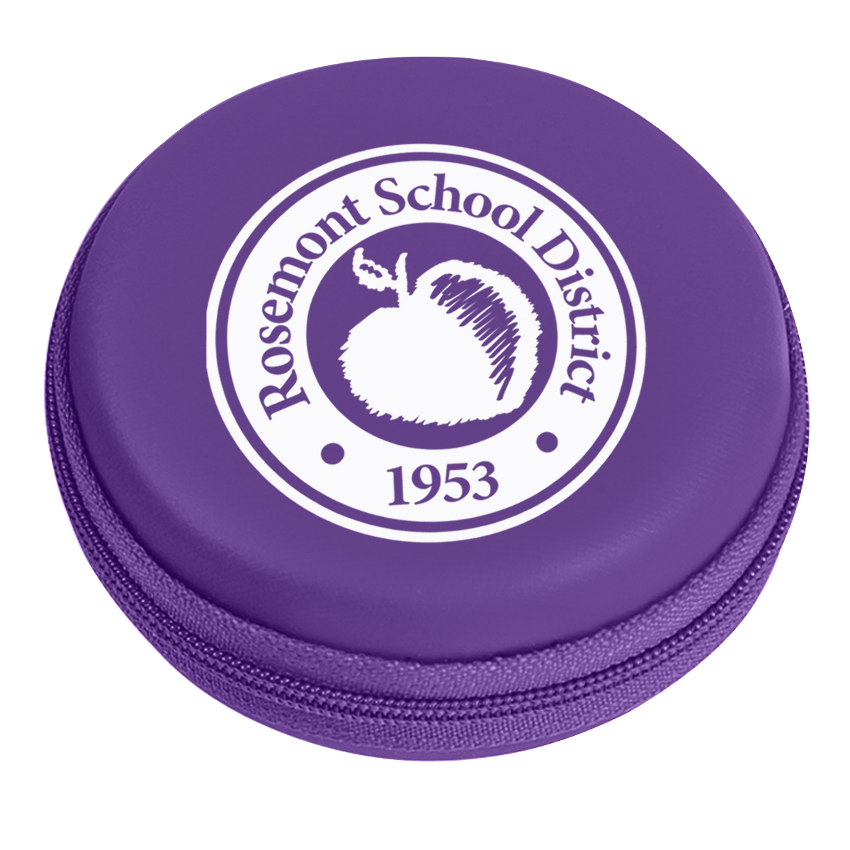 Round Zippered Electronics Travel Case 11