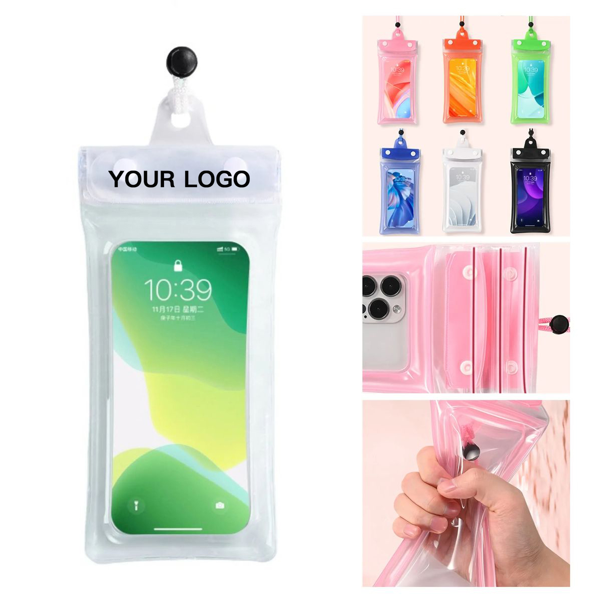 PVC Seal Lock Beach Waterproof Pouch 2