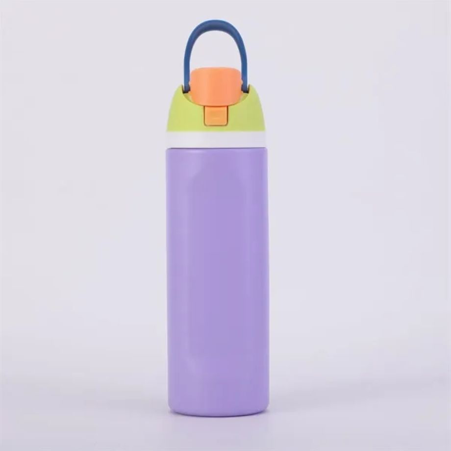 24oz Stainless Steel Water Bottle with Straw, custom water bottle with logo imprint 3