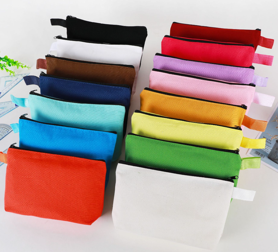 Canvas Pencil Zipper Bag 2