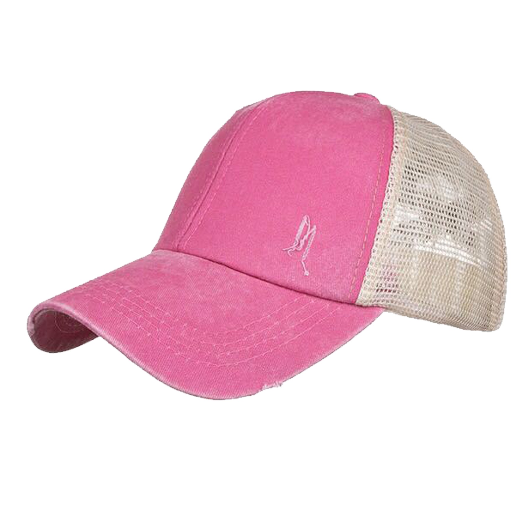 Crossed Ponytail Baseball Cap 3
