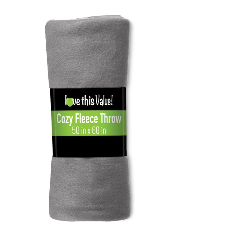 Fleece Blankets - Gray 50" x 60" 1