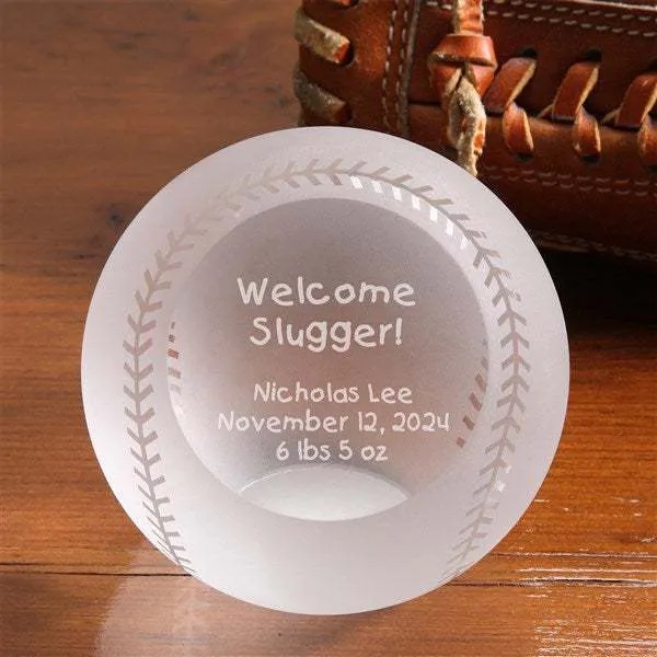 Sport Ball Crystal Paperweights 4
