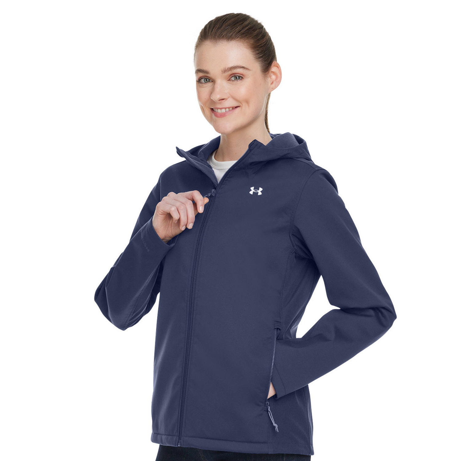 Under Armour Ladies' ColdGear® Shield 2.0 Hooded Jacket 6