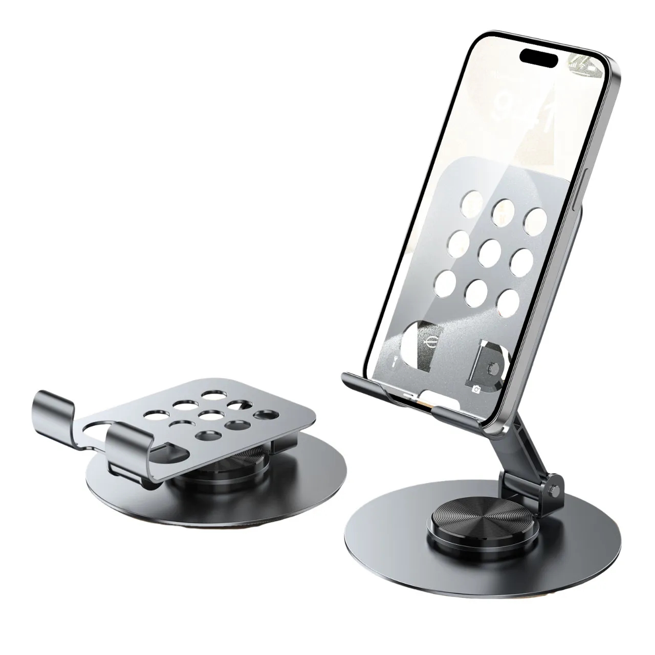 Multi functional lifting desktop phone holder 2