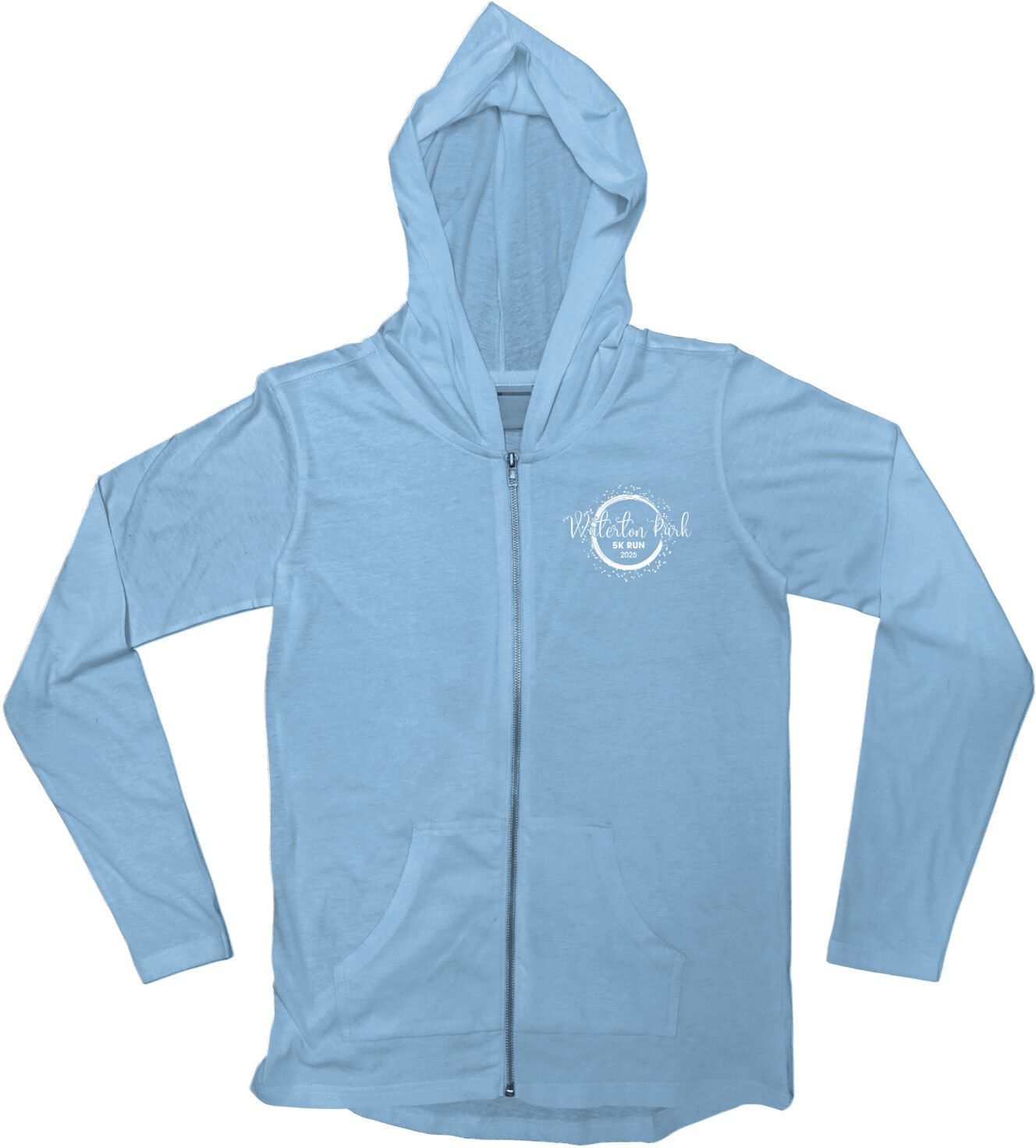 Light Weight Full Zip Hooded Jersey - Screen, custom hoodie or sweatshirt with logo imprint 16