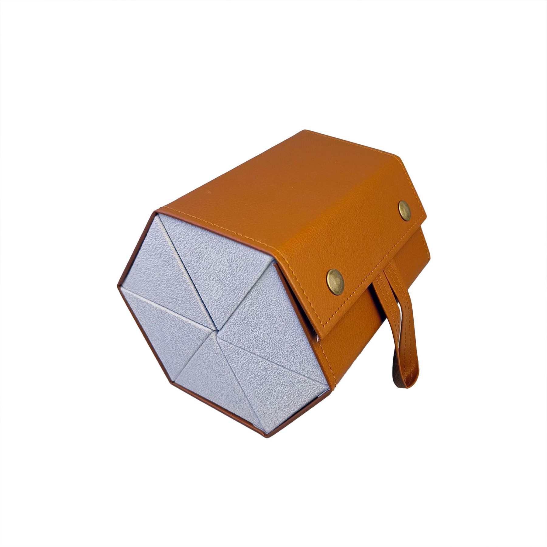 6-Slot Sunglasses Leather Foldable Multiple Glasses Case 2