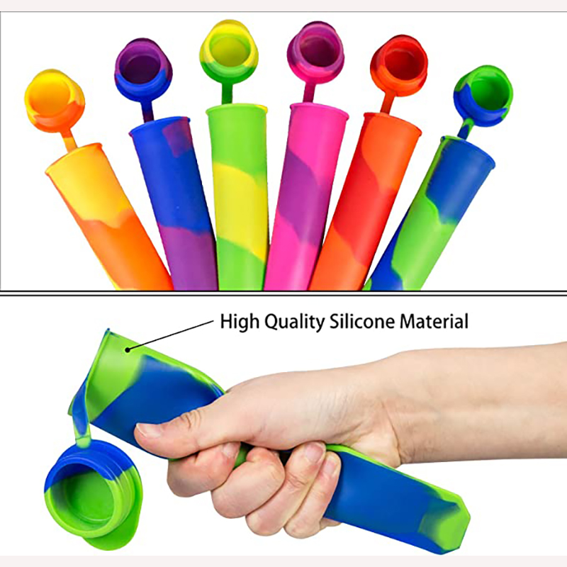 Silicone Ice Pop Molds Popsicle Maker Molds 2