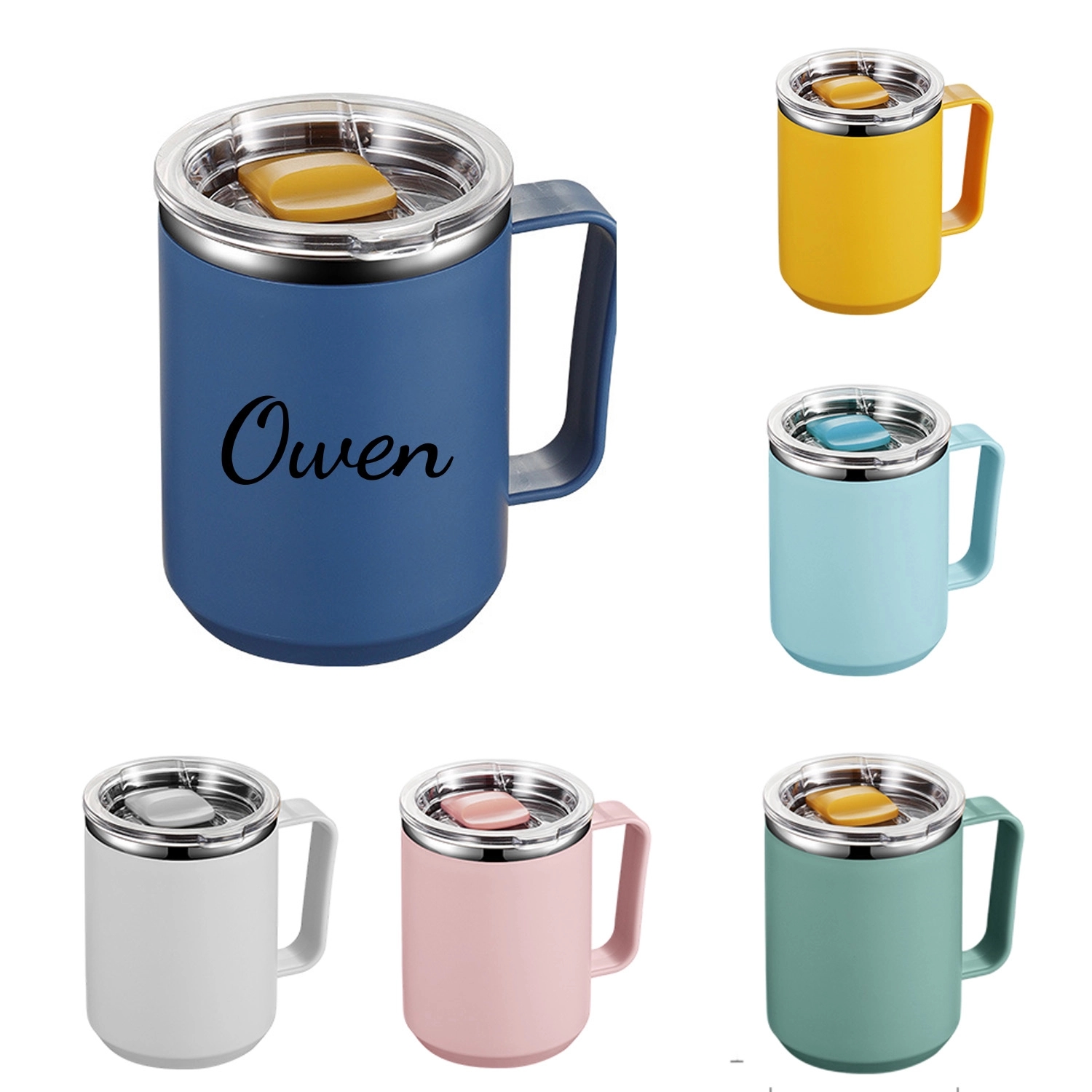 16Oz Stainless Steel Coffee Mug 1