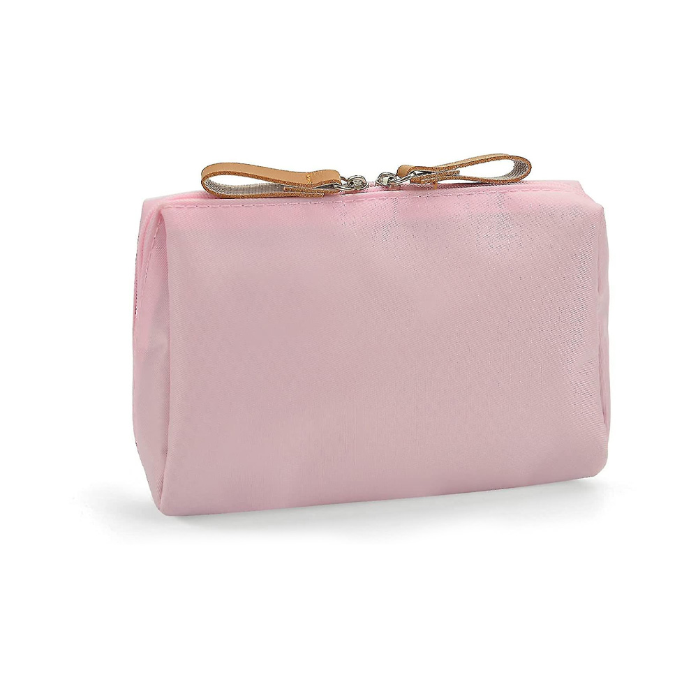 Nylon Cosmetic Toiletry Bag: Gold Zippers 7