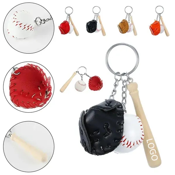 Baseball Glove Keychain 1