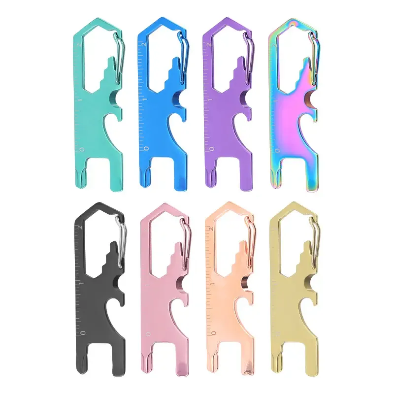 Multi Functional Bottle Opener With Mountaineering Buckle 8