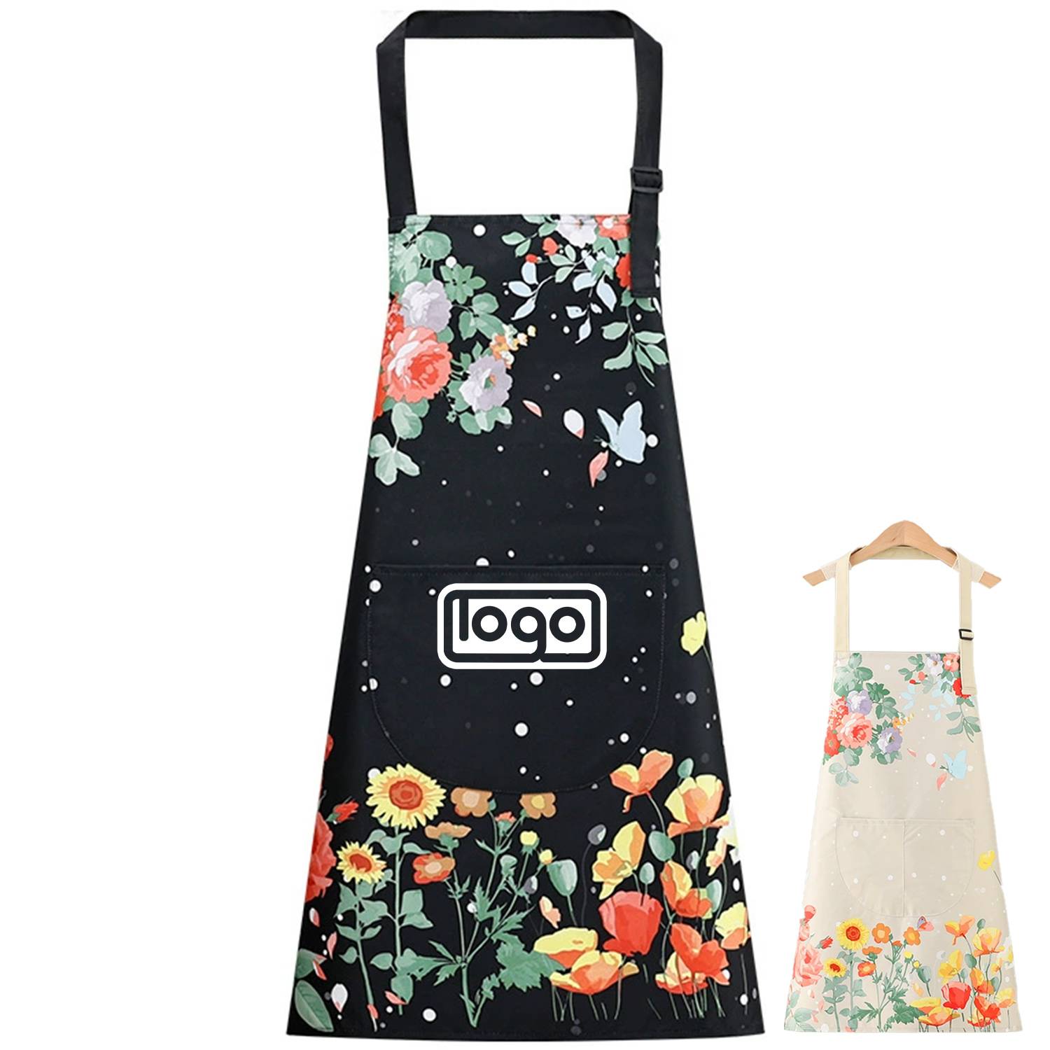 Floral Waterproof Apron 8