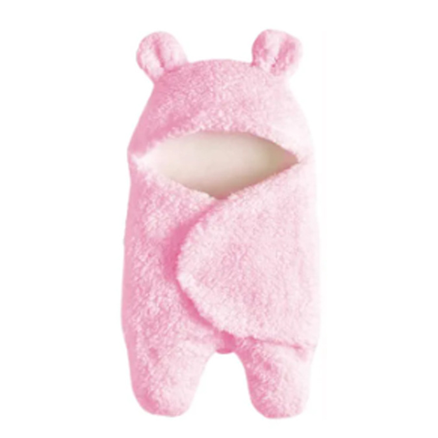 Super Soft Newborn Sleeping Bag with Plush Blanket Wrap 9