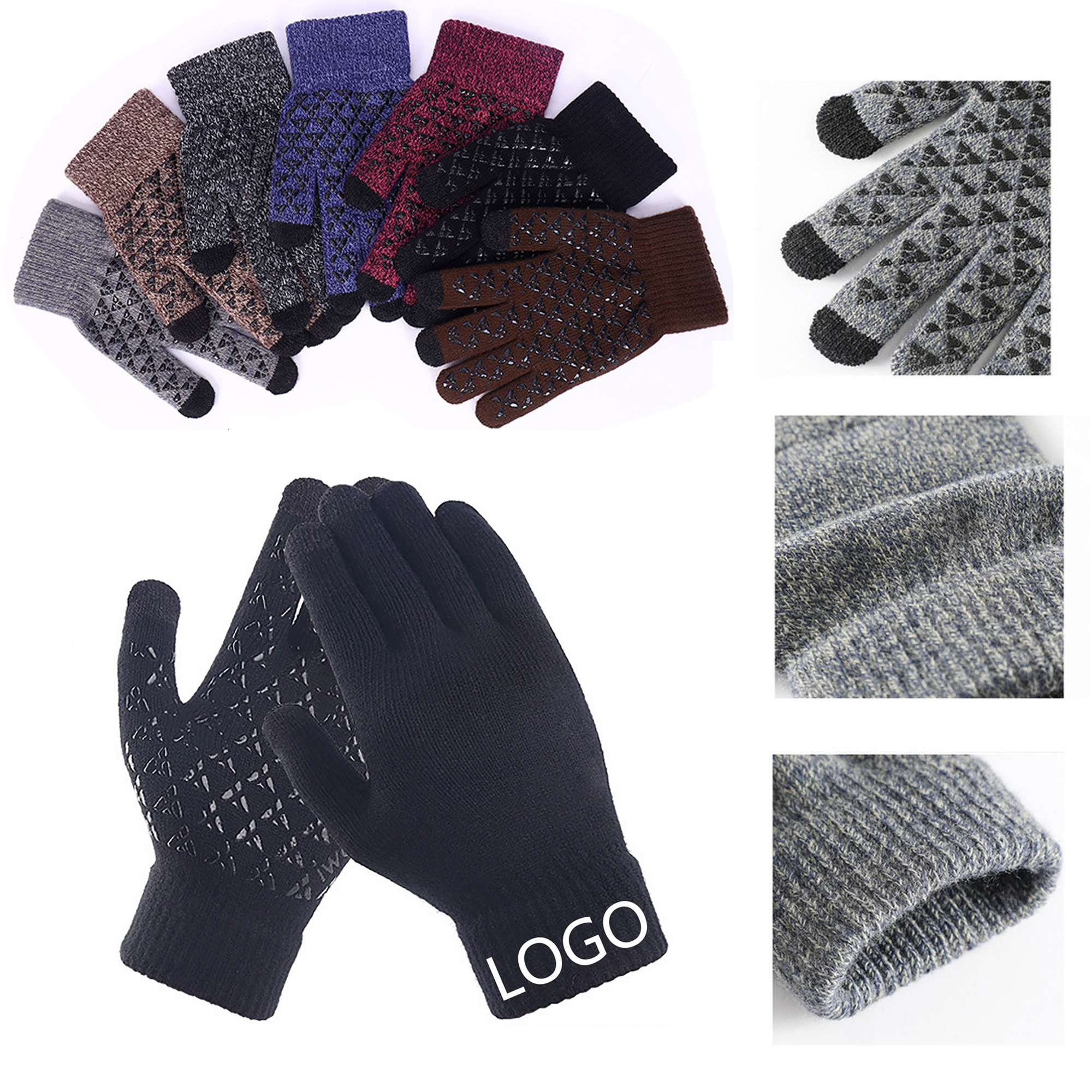 Winter Knit Touchscreen Gloves 2