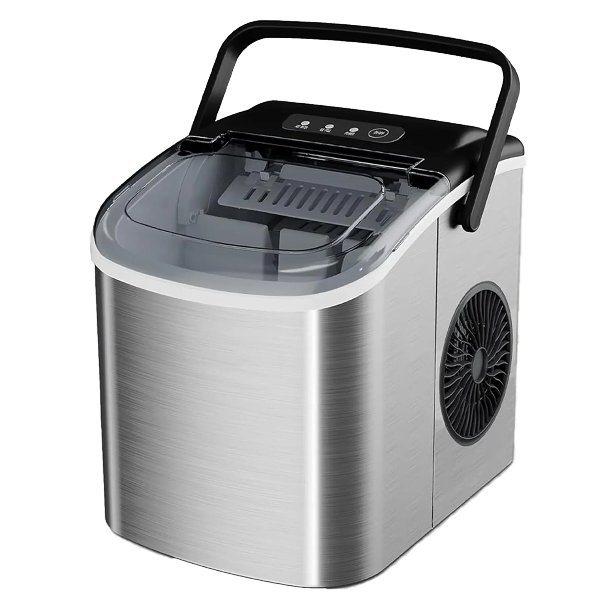 Countertop Ice Maker Machine with Handle 8