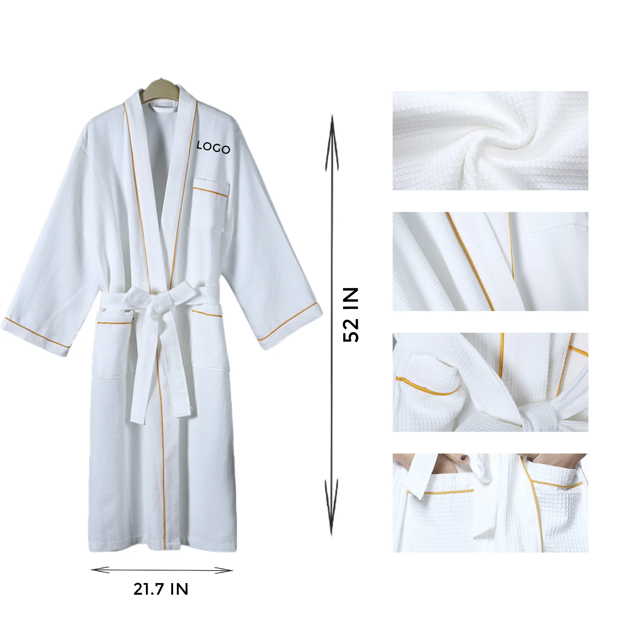 MOQ 10 PCS Cotton Bathrobe 2