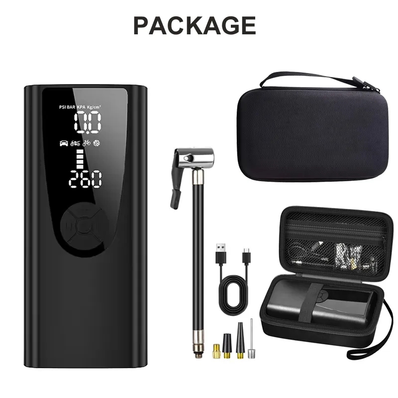 Multi-Function Air Compressor with Zippered Storage Case 2