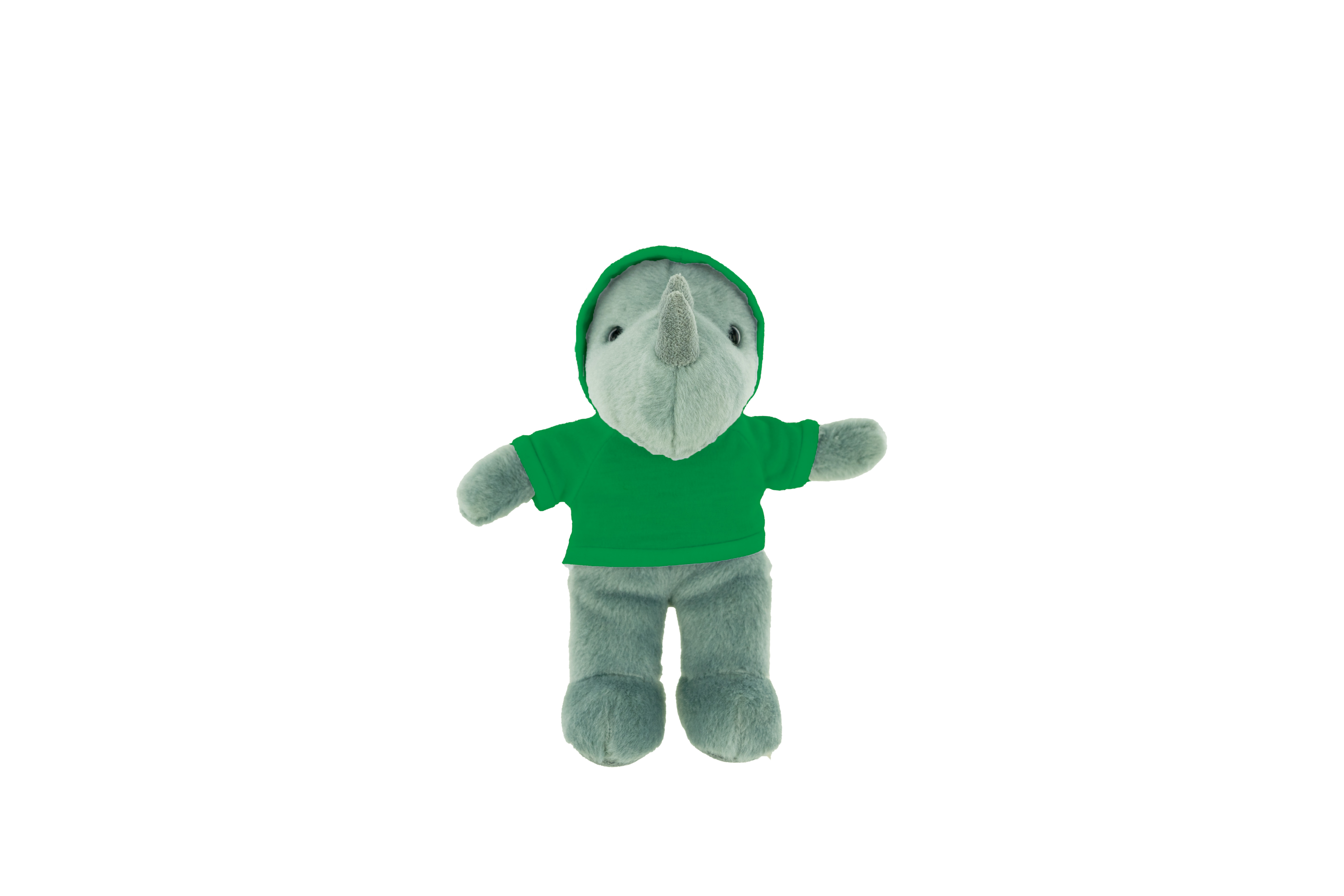 Plush Rhino with Hoodie 11