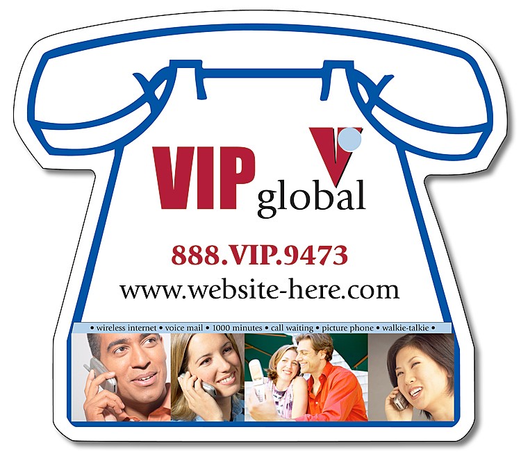 Magnet - Big Phone Shape (4.5x3.9375) - 25 mil. 1