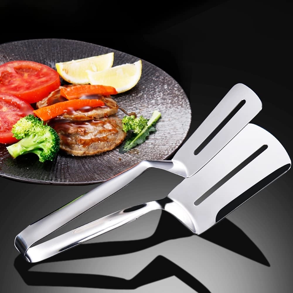 Stainless steel steak drain clip, custom kitchen gadget with logo imprint 2