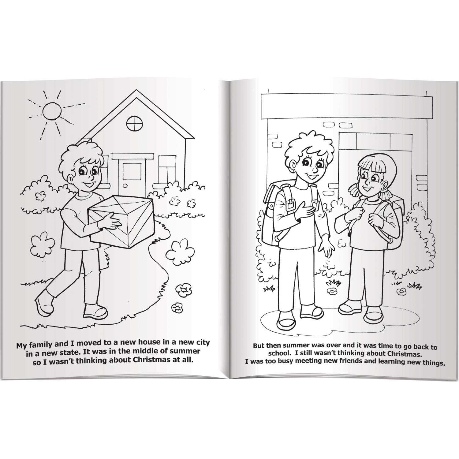 Combo Pack - CB1038 Coloring Book & 4-Pack of Crayons (Imprinted) in a Poly Bag 3