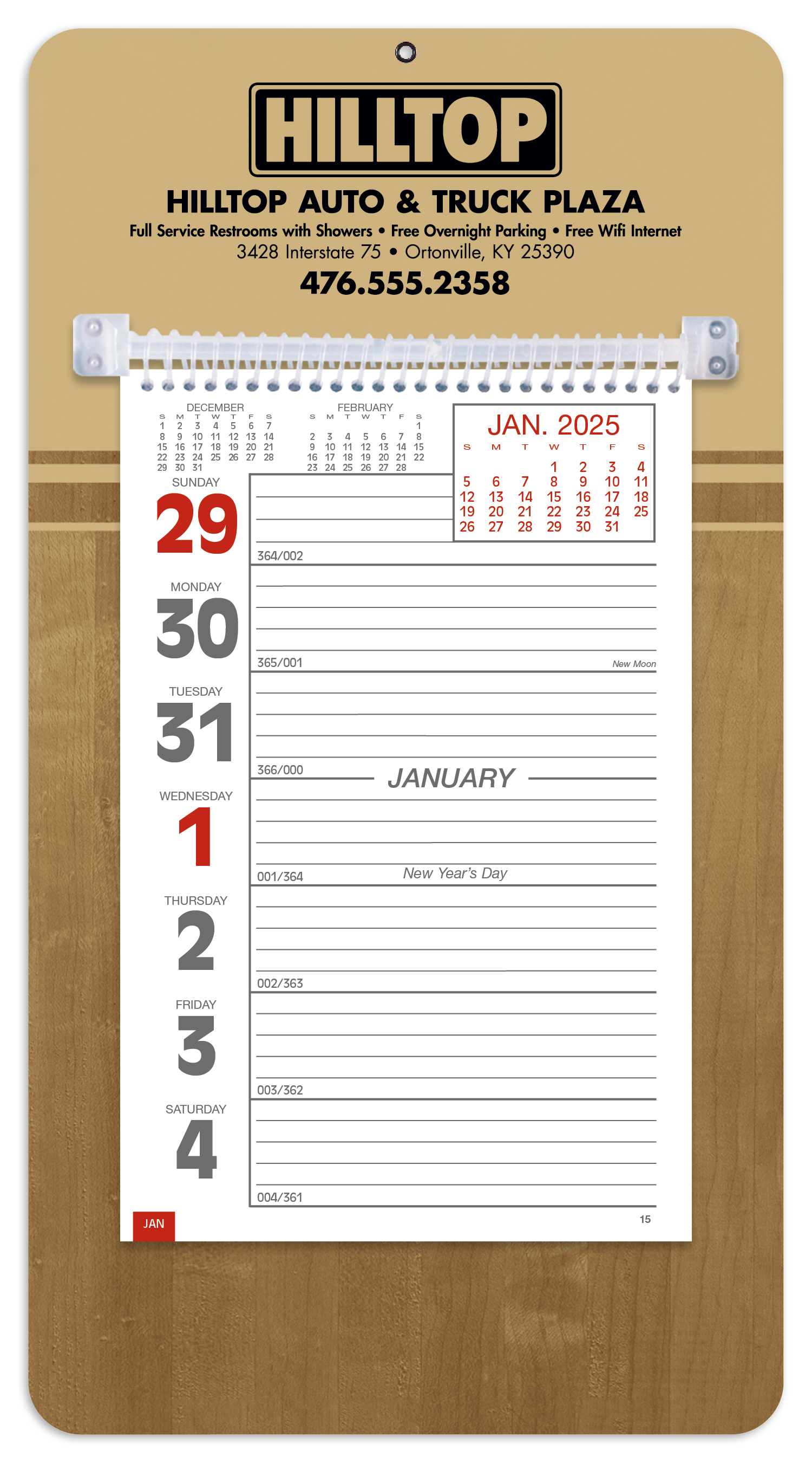 Triumph® Calendars Weekly Memo Calendar 34